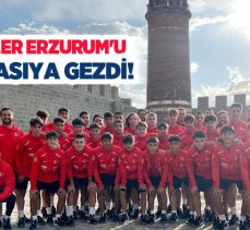 U15 Millî Takımı; Erzurum Kongre Binası, Çifte Minareli Medrese ve Erzurum Kalesi’ni gezdi.