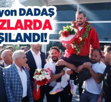 Olimpiyat şampiyonu İbrahim Bölükbaşı, memleketi Erzurum’da omuzlarda karşılandı!..