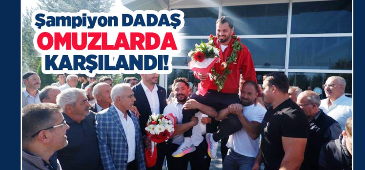 Olimpiyat şampiyonu İbrahim Bölükbaşı, memleketi Erzurum’da omuzlarda karşılandı!..