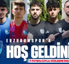 Trendyol 1. Lig takımdan Erzurumspor FK, 7 futbolcu ile resmi sözleşme imzaladı!……..