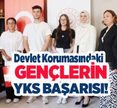 Devlet korumasındaki gençler, (YKS) Sınavı’nda farklı üniversitelere yerleşmenin gururunu yaşadı.