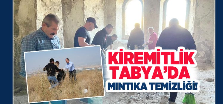 Gençlik ve Spor İl Müdürlüğü’ne zimmetlenen Kiremitlik Tabya’da büyük çaplı mıntıka temizliği yapıldı.