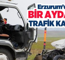 Erzurum’da polis sorumluluk bölgesinde Ağustos ayı içinde 173 trafik kazası yaşandı.