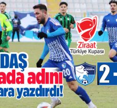 Erzurumspor FK, Sakaryaspor’u 5. Tur maçında 2-0 mağlup ederek kupada adını gruplara yazdırdı.