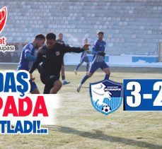 Erzurumspor, 3. Lig ekibi Ayvalıkgücü Belediyespor’u 3-2 mağlup ederek adını bir üst tura yazdırdı.