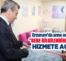 Erzurum’da açılan gebe bilgilendirme sınıfları; toplum sağlığı merkezlerinde ücretsiz hizmet veriyor.