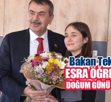 Milli Eğitim Bakanı Yusuf Tekin’den matematik öğretmenine sürpriz doğum günü kutlaması!