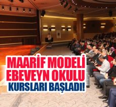 “Maarif Modeli Ebeveyn Okulu” kursları, Millî Eğitim Bakanlığınca hayata geçirildi.”………..