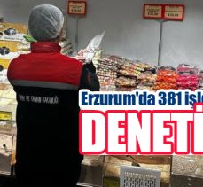 Erzurum’da yem ve gıda malzemeleri üreten işletmelere yönelik denetimler sürüyor.
