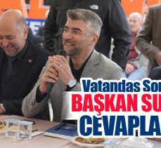 Başkan Sunar, halkla bir araya geldi ve onların taleplerini ilk ağızdan dinleme fırsatı buldu.