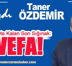  Taner Özdemir; “Vefa nedir bilir misin? Ezber değil, tekrar değil; hatırlamak değil… Unutmamaktır.”
