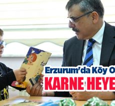 Vali Mustafa Çiftçi, Başçakmak köyündeki öğrencilerin karne heyecanına ortak oldu!….