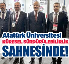 Atatürk Üniversitesi, 2025 Küresel Sürdürülebilir Kalkınma Kongresi’nde stantla yer aldı!….
