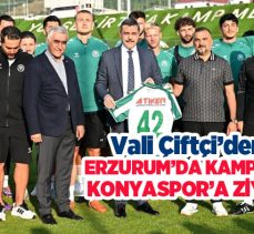 Erzurum Valisi Mustafa Çiftçi, Konyaspor yönetici ve futbolcularını ziyaret etti!……………