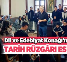 Nurettin Topçu Sosyal Bilimler Lisesi,geleneksel tarih sohbetlerini bu yıl farklı bir atmosferde başlattı.