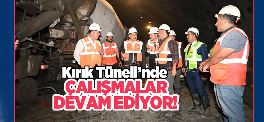 Erzurum Valisi Mustafa Çiftçi, yapımı devam eden Kırık Tüneli’nde incelemelerde bulundu!….
