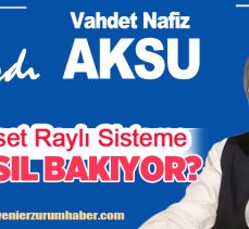 Vahdet Nafiz Aksu : “Başlığı okuyunca şimdi nereden çıktı bu soru diyenleriniz olabilir…”