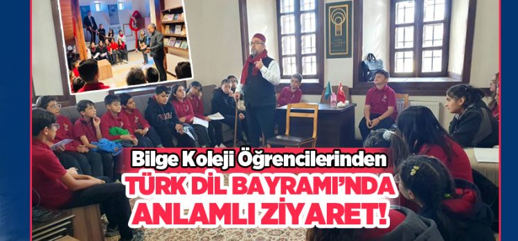 Özel Bilge Koleji öğrencileri 26 Eylül Türk Dil Bayramı’nı anlamlı bir etkinlikle kutladı…. Özel Bilge Koleji öğrencileri 26 Eylül Türk Dil Bayramı’nı anlamlı bir etkinlikle kutladı….