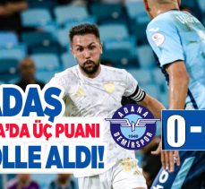 Erzurumspor FK, deplasmanda Adana Demirspor’u 3-0 mağlup ederek puanını 12’ye çıkardı!…