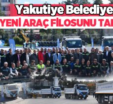 Yakutiye Belediyesi yeni kamyon ve iş makinelerinin tanıtım törenini gerçekleştirdi……