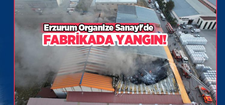 Erzurum’da Organize Sanayi Bölgesi’nde bulunan terlik hammaddesi fabrikasında yangın çıktı. Erzurum’da Organize Sanayi Bölgesi’nde bulunan terlik hammaddesi fabrikasında yangın çıktı.