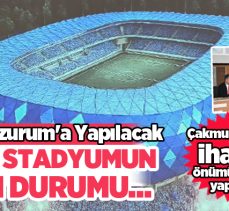 Gençlik ve Spor İl Müdürü Levent Çakmur, “Yeni stat projesi hız kesmeden sürüyor dedi..”