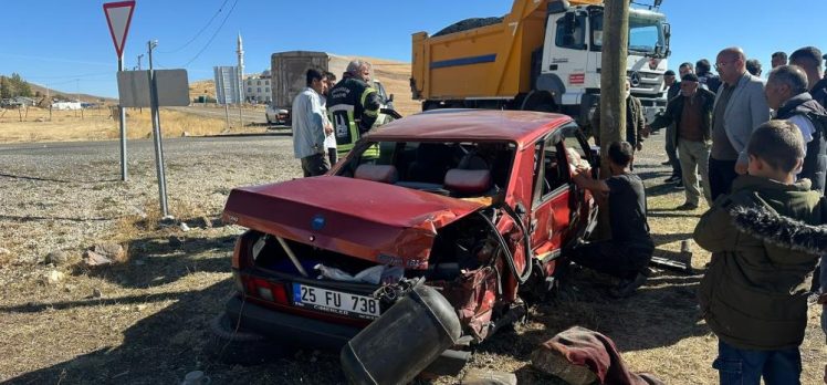 Erzurum’un Karayazı ilçesinde meydana gelen trafik kazasında bir kişi yaralandı………… Erzurum’un Karayazı ilçesinde meydana gelen trafik kazasında bir kişi yaralandı…………