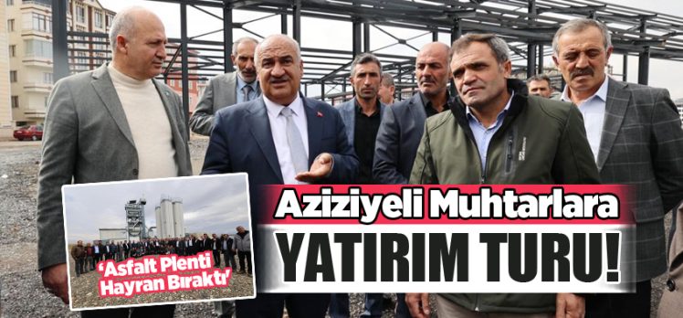 Aziziye Belediyesi tarafından ilçedeki muhtarlara yönelik yatırım ve saha gezisi düzenlendi… Aziziye Belediyesi tarafından ilçedeki muhtarlara yönelik yatırım ve saha gezisi düzenlendi…