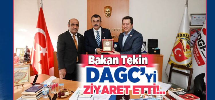 Milli Eğitim Bakanı Yusuf Tekin, Doğu Anadolu Gazeteciler Cemiyeti’ni (DAGC) ziyaret etti… Milli Eğitim Bakanı Yusuf Tekin, Doğu Anadolu Gazeteciler Cemiyeti’ni (DAGC) ziyaret etti…