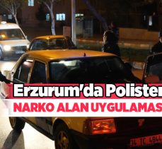 Erzurum Emniyet Müdürü ekipleri, Mahallebaşı Semti’nde narko alan uygulaması yaptı.