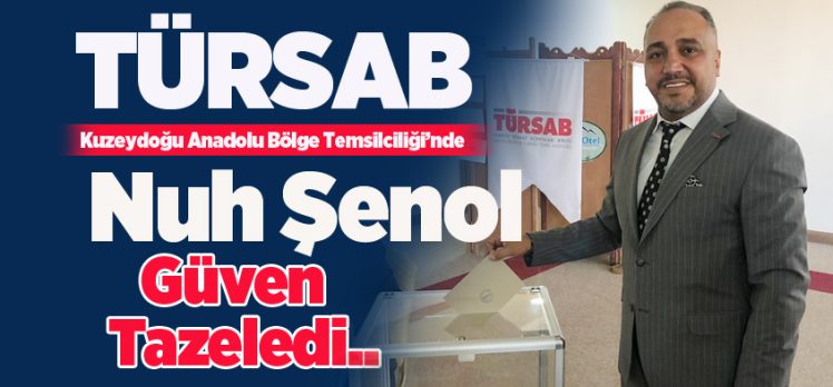 (TÜRSAB) Kuzeydoğu Anadolu Bölge Temsilciliği seçiminde Nuh Şenol güven tazeledi. (TÜRSAB) Kuzeydoğu Anadolu Bölge Temsilciliği seçiminde Nuh Şenol güven tazeledi.