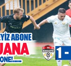 Deplasmanda, Manisaspor FK  ile karşılaşan Erzurumspor FK sahadan yine beraberlikle ayrıldı..