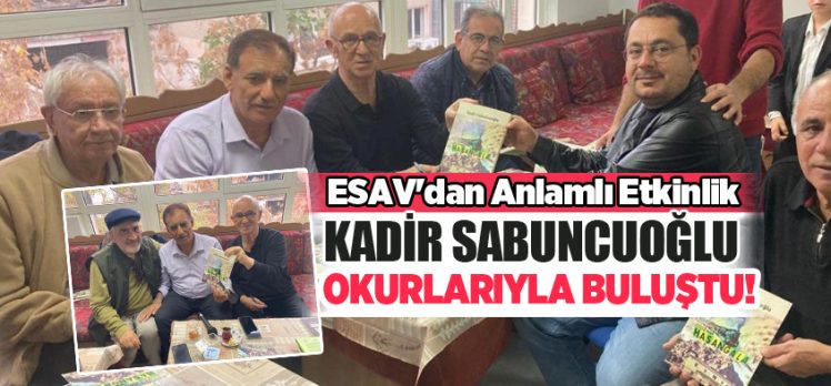 Erzurum’un yetiştirdiği çok önemli isimlerden duayen gazeteci Kadir Sabuncuoğlu okurlarıyla buluştu. Erzurum’un yetiştirdiği çok önemli isimlerden duayen gazeteci Kadir Sabuncuoğlu okurlarıyla buluştu.