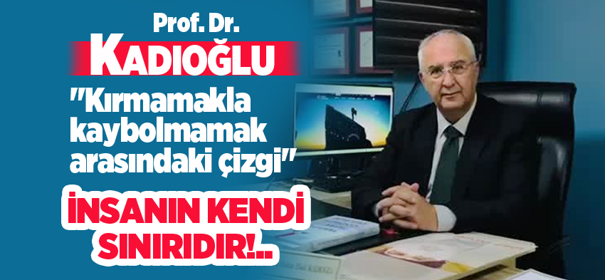Prof. Dr. Kadıoğlu, “İnsanın kendi iç dünyasıyla yüzleşmesinin derin ve sancılı sürecini anlattı.”