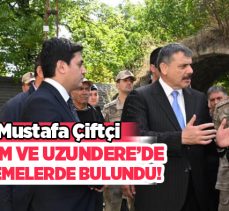 Vali Çiftçi, bir dizi ziyaret ve incelemelerde bulunmak üzere Tortum ve Uzundere ilçelerine gitti.