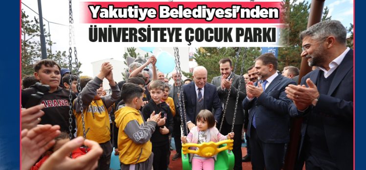 Yakutiye Belediyesi, Atatürk Üniversitesi kampüsü içinde örnek bir çocuk parkı yaptı!… Yakutiye Belediyesi, Atatürk Üniversitesi kampüsü içinde örnek bir çocuk parkı yaptı!…