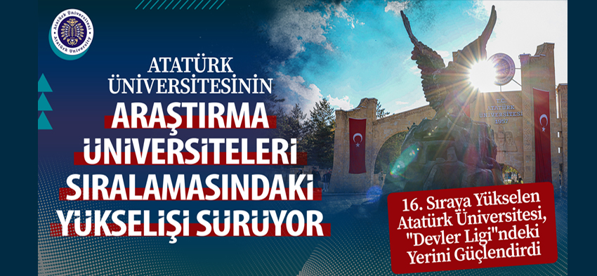 Atatürk Üniversitesi “Devler Ligi”ndeki yerini daha da güçlendirdi16. sıraya yerleşti…………..