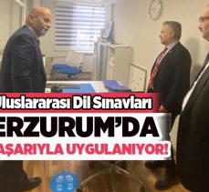 Atatürk Üniversitesi; (ATAİLE) aracılığıyla Uluslararası dil sınavları Erzurum’da başarıyla uygulanıyor…