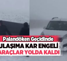 Erzurum’da yüksek kesimlerde etkili olan kar yağışı hayatı olumsuz olarak etkiliyor……..