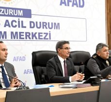 Erzurum Valisi Aydın Baruş başkanlığında, afet ve acil durum toplantısı yapıldı……………………………