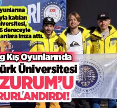 2026 Kış Oyunlarına 40 sporcuyla katılan ATAÜNİ, 6 dereceyle Erzurum’u gururlandırdı.