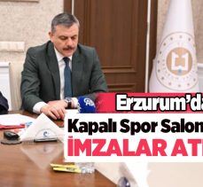 Erzurum’un Yakutiye ilçesi Şükrüpaşa Ortaokulu bahçesinde kapalı spor salonu yapılacak…