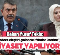 Milli Eğitim Bakanı Yusuf Tekin,  Erzurum AK Parti İl Başkanlığı ziyaretinde muhalefeti eleştirdi….