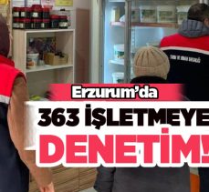 Erzurum’da yem ve gıda ile temas eden malzeme üreten işletmelere yönelik denetimler sürüyor.
