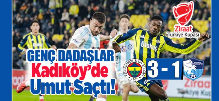 Erzurumspor FK, genç kadrosuyla Kadıköy’de Fenerbahçe karşısında aslanlar gibi mücadele etti. Erzurumspor FK, genç kadrosuyla Kadıköy’de Fenerbahçe karşısında aslanlar gibi mücadele etti.