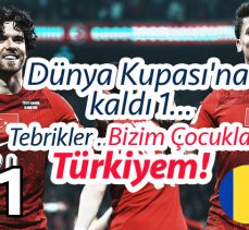 A Milli Takım, Dünya Kupası Avrupa Elemeleri play-off turu yarı finalinde  Romanya’yı devirdi!