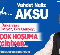 Vahdet Nafiz Aksu Yazdı : Bakanların Biri Gidiyor, Biri Geliyor; Bu Çok Hoşuma Gidiyor!…….