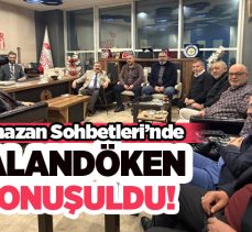 EGC tarafından düzenlenen Ramazan Sohbetleri programında Palandöken konuşuldu…