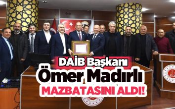 Doğu Anadolu İhracatçılar Birliği Yönetim Kurulu Başkanı Ömer Madırlı mazbatasını aldı…