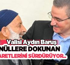 Erzurum Valisi Aydın Baruş, gönüllerine dokunmaya yönelik ziyaretlerini sürdürüyor……